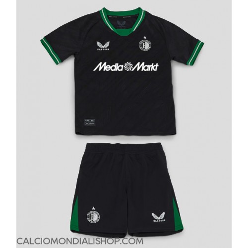 Maglie da calcio Feyenoord Seconda Maglia Bambino 2024-25 Manica Corta (+ Pantaloni corti)